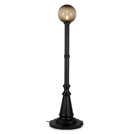 Patio Living Patio Living 69000 Black Single Bronze Globe Patio Lamp 69000